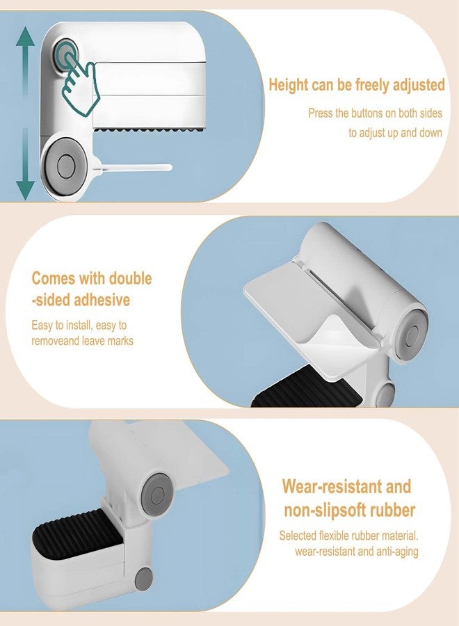 Roioiow Toilet Locks Baby Proof - Adjustable Toilet Seat Locks for Toddlers, No Tools Easy Installation, Adhesive, Fits Most Toilets (1) - Image 3